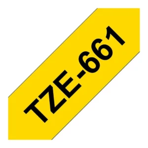 Tape BROTHER TZe-661 36mmx8m sort/gul