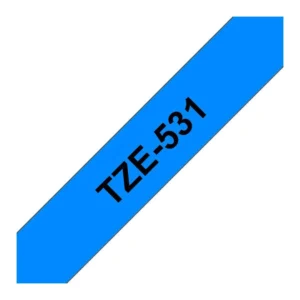 Tape BROTHER TZe-531 12mmx8m sort/blå