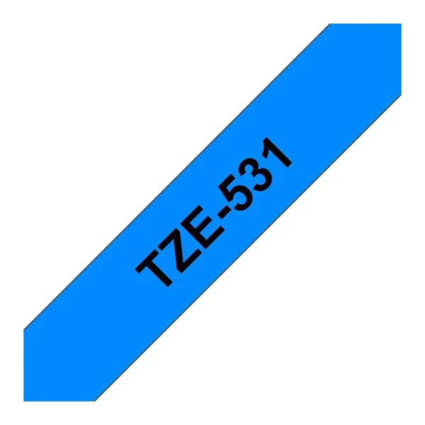 Tape BROTHER TZe-531 12mmx8m sort/blå