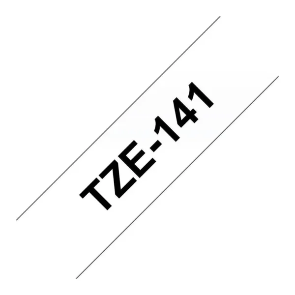 Tape BROTHER TZe-141 18mmx8m sort/klar