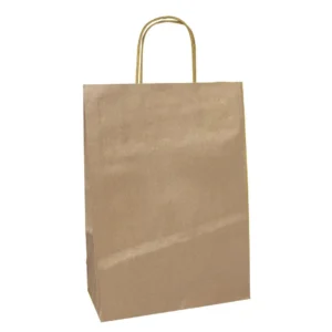 Gavepose kraft 22x10x29cm m/håndtak (25)
