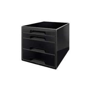 Skuffekabinett LEITZ Wow 4 skuffer sort