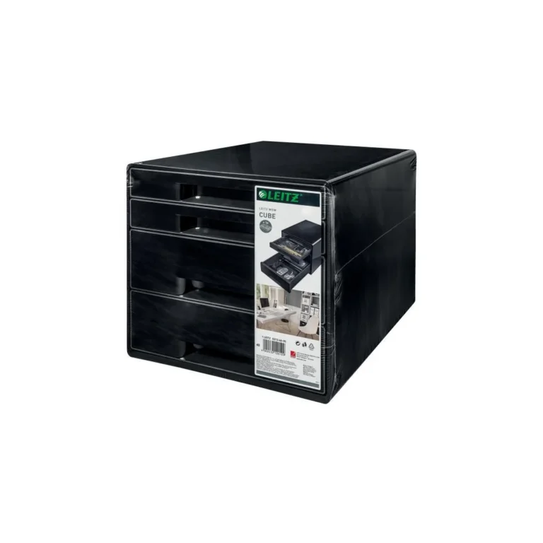 Skuffekabinett LEITZ Wow 4 skuffer sort - Bilde 3