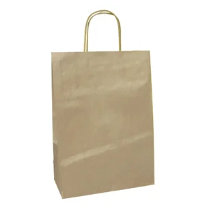 Gavepose kraft 18x7x24cm m/håndtak (25)