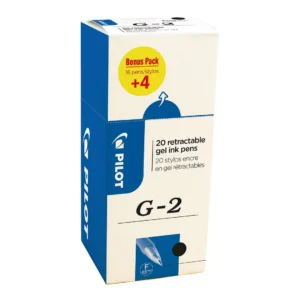 Geleroller PILOT G-2 0,5mm sort (20)