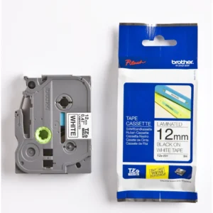 Tape BROTHER TZe-231 12mmx8m sort/hvit