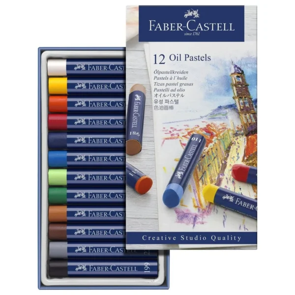 Oljepastellkritt FABER CASTELL(12)