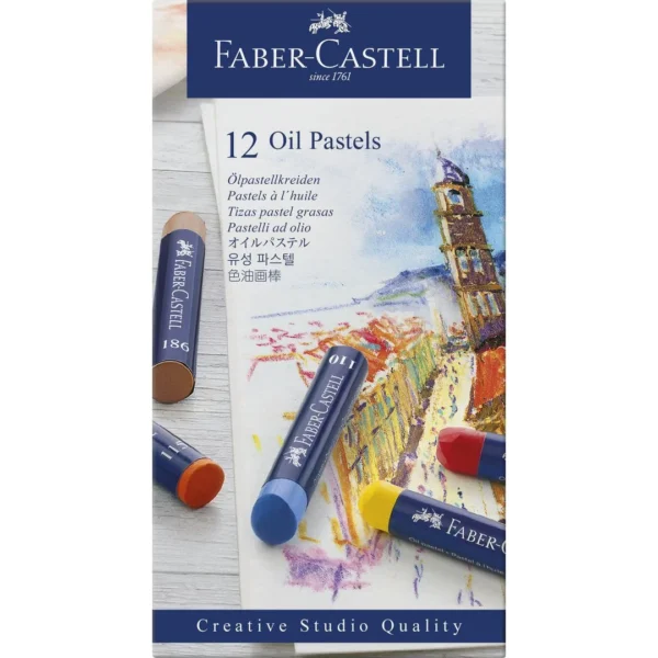Oljepastellkritt FABER CASTELL(12)