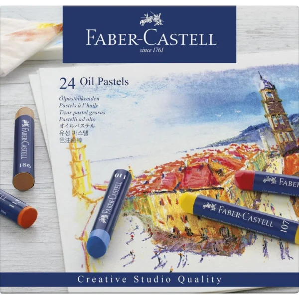Oljepastellkritt FABER CASTELL ass (24)