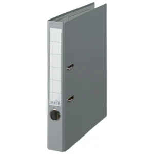 Smalordner A4 50mm m/skinne grå
