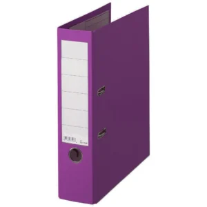 Brevordner 80mm skinne A4 lilla