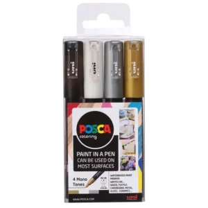 Paintmarker UNI Posca PC-1M ass mono (4)