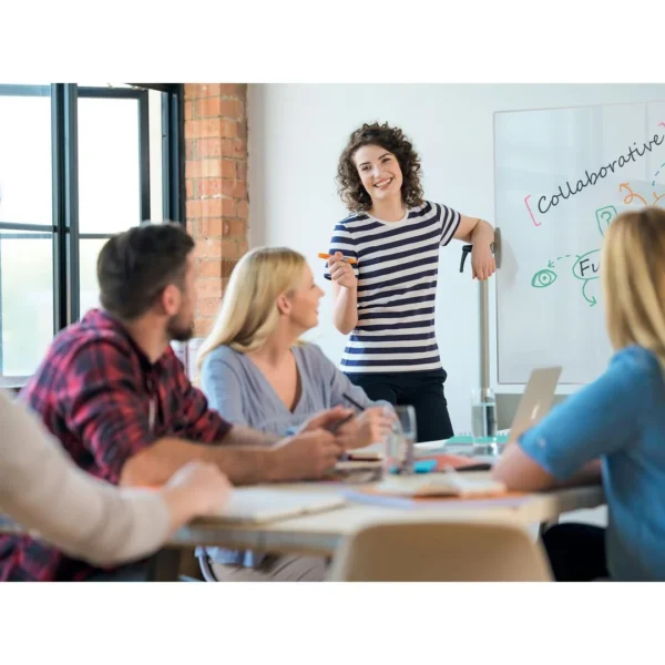 Whiteboard NOBO Vendbar lakkert150x120cm