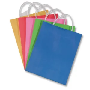 Papirposer 24x12x31cm ass farge (20)