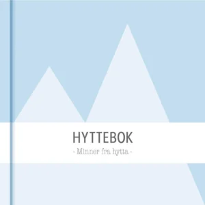 Hyttebok GRIEG Ulinj. Kvadrat Lys blå