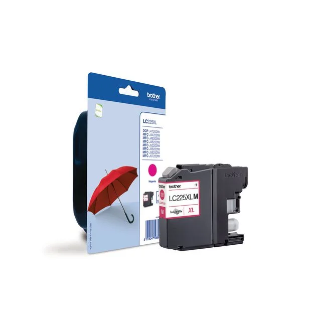 Blekk BROTHER LC225XLM HC magenta - Bilde 2