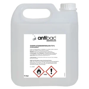 Overflatedesinfeksjon ANTIBAC 75% 4L