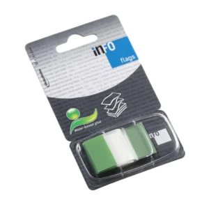 Index INFO 25x43mm grønn