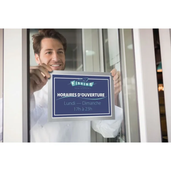 Ramme DURAFRAME SUN A3 selvk sølv (2)