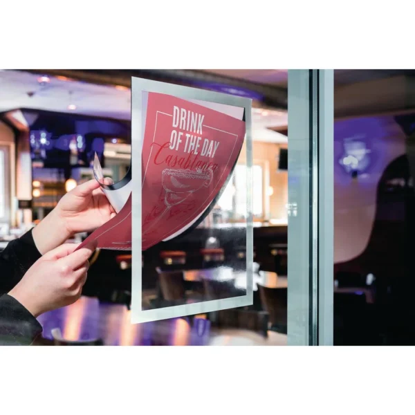 Ramme DURAFRAME SUN A4 selvk sølv (2)