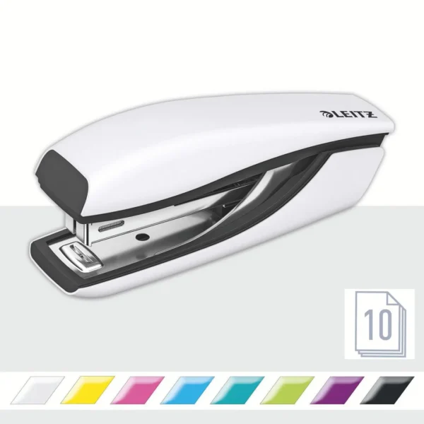 Stiftemaskin LEITZ Wow mini 10a hvit