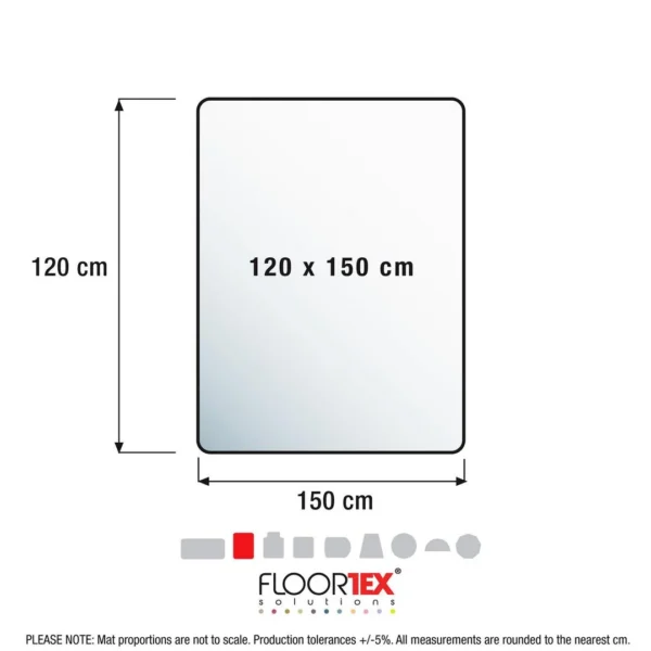 Stolunderlag FLOORTEX 120x150cm eco