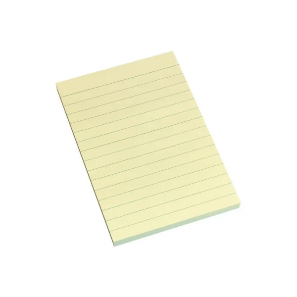 Notatblokk INFO 100x150 Power linj gul