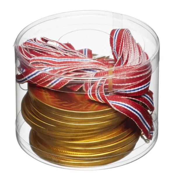 Sjokolademedalje med snor (10)