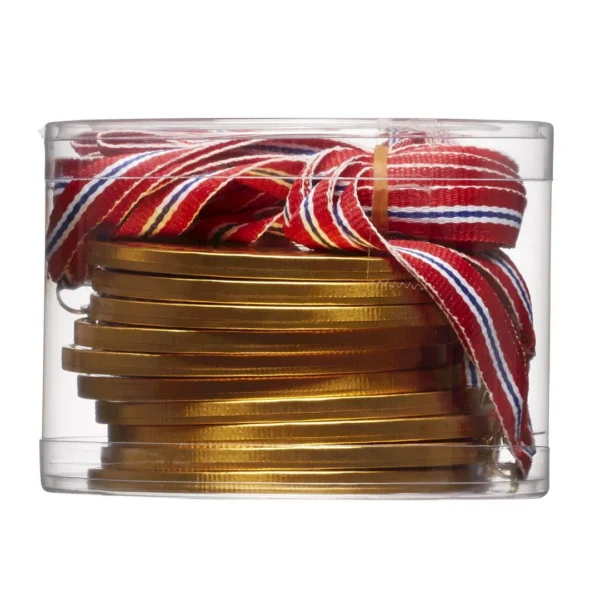 Sjokolademedalje med snor (10)