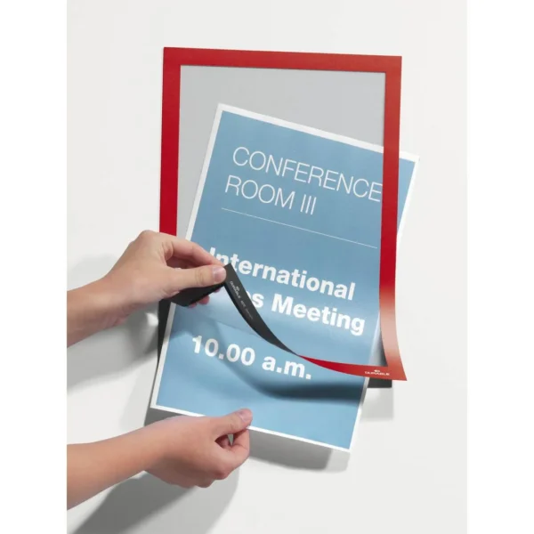 Ramme DURAFRAME A4 magnet rød (2)