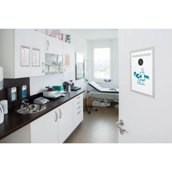 Ramme DURAFRAME A4 magnet sølv (2)