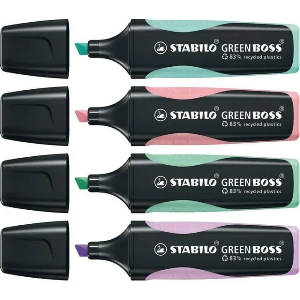 Tekstmarker STABILO Green Boss past(4)