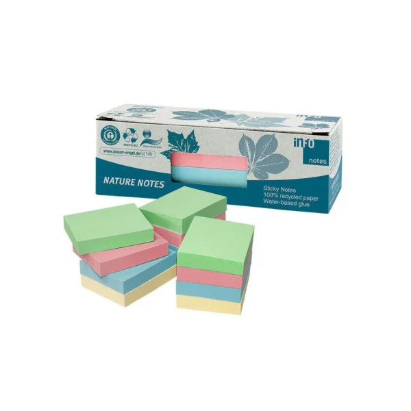 Notatblokk INFO 40x50 resirk ass (12)