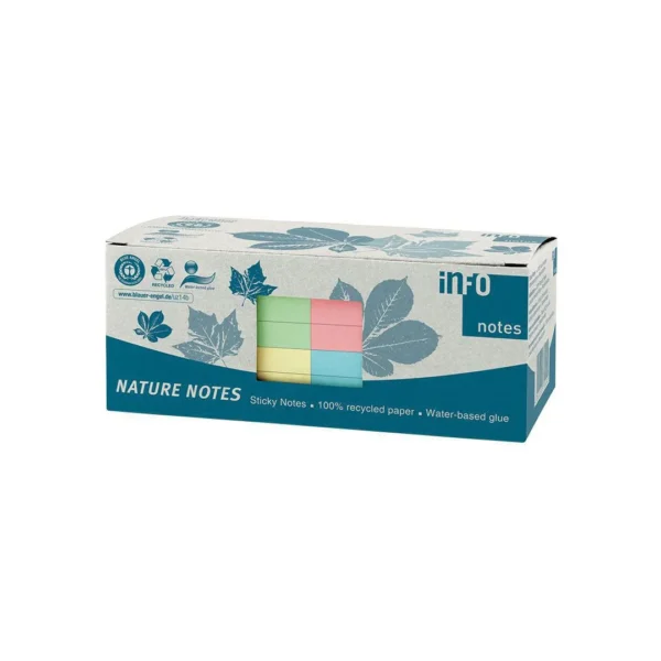 Notatblokk INFO 75x75 resirk ass (12)