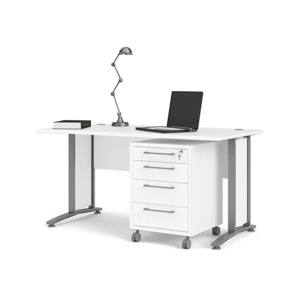 Bordplate PRIMA melamin 150x80cm hvit