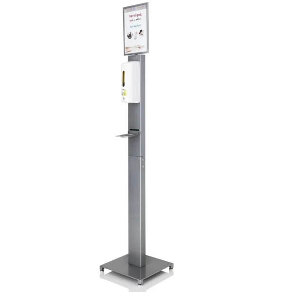 Gulvstativ ANTIBAC Grå Stål