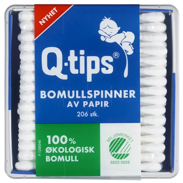 Bomullspinner Q-TIPS papir (206)