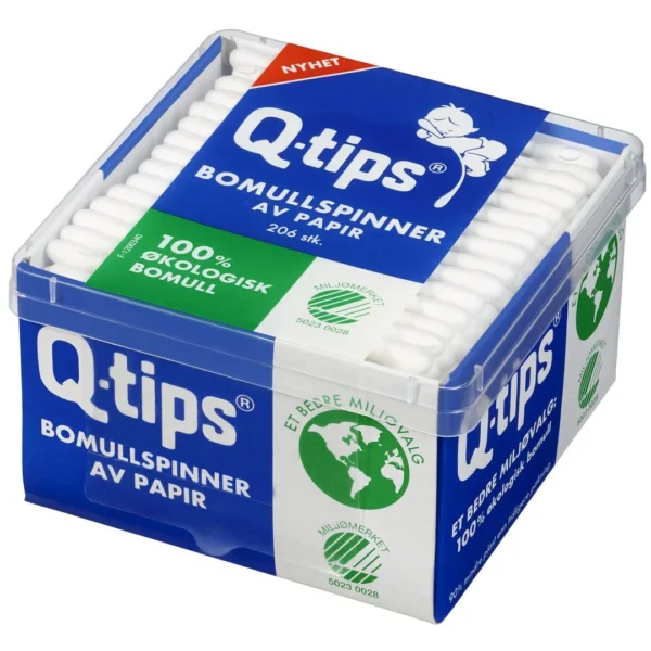 Bomullspinner Q-TIPS papir (206)
