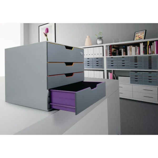 Skuffekabinett DURABLE Vc 4 skuffer lås