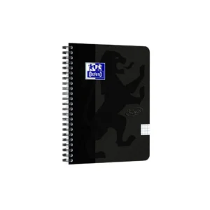 Notatbok OXFORD Touch A5+ 90g rut sort