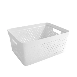 Oppbevaringskurv Star 13L hvit