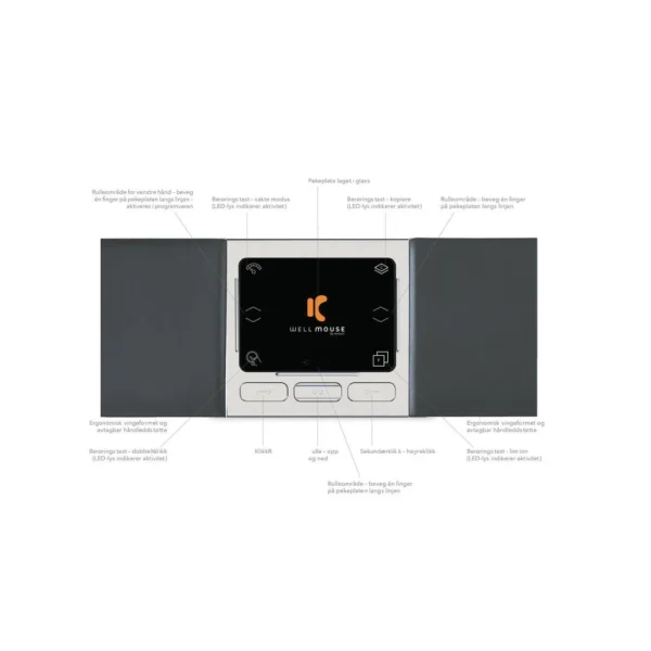 Mus KENSON Well Mouse tohånds Kablet