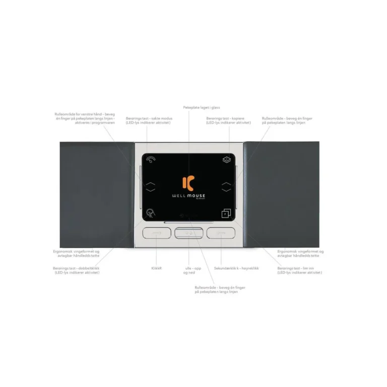 Mus KENSON Well Mouse tohånds Kablet - Bilde 5