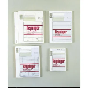 Regningsblokk A5/2 kopier 50x3 blad