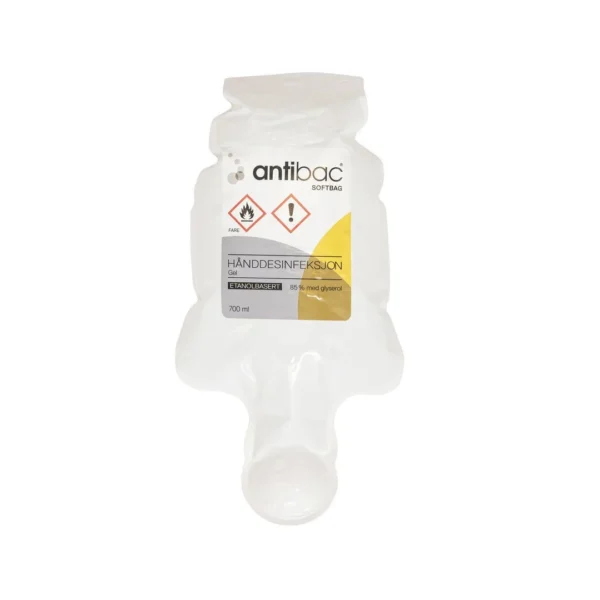 Hånddesinfeksjon ANTIBAC Softbag gel0,7L