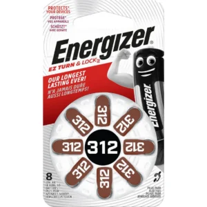 Batteri ENERGIZER høreapparat ZA 312 (8)