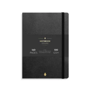 Notatbok BURDE Deluxe A5 sort