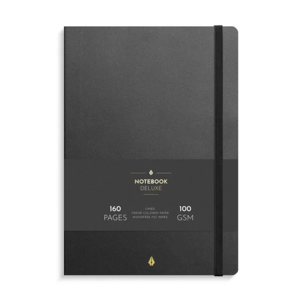 Notatbok BURDE Deluxe B5 sort