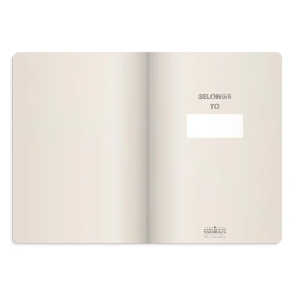 Notatbok BURDE Deluxe B5 beige