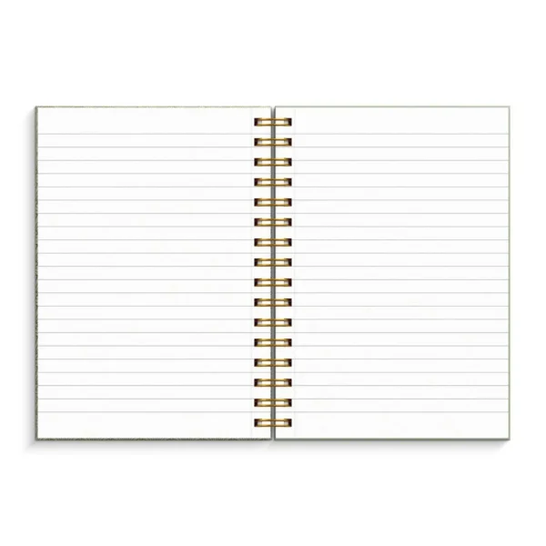 Notatbok BURDE A5 linjer 150s Art Deco